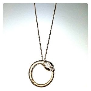 Long snake necklace